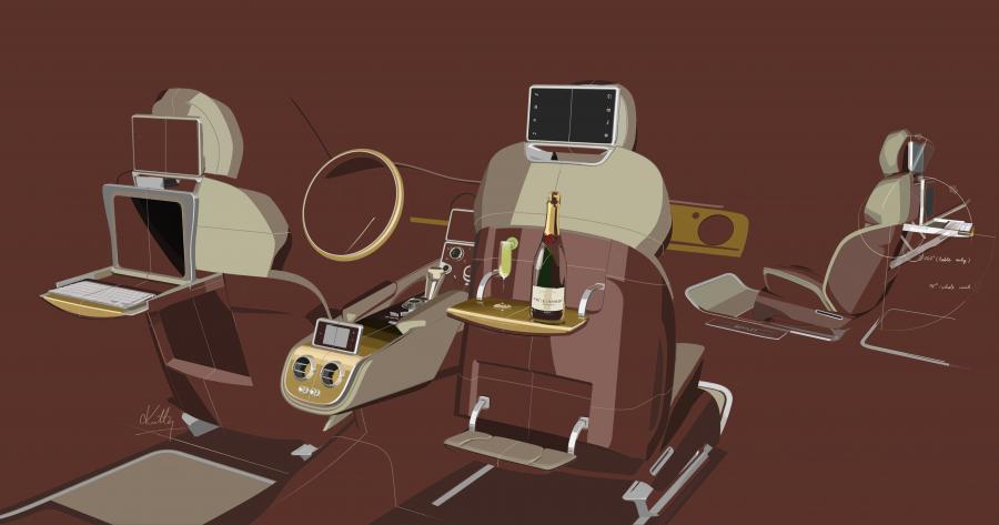 Эскиз Bentley EXP 9 F Concept 2012 года  (фото 8 из 24)